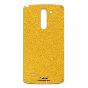 MAHOOT Mustard-Leather Cover Sticker for LG G3 Stylus