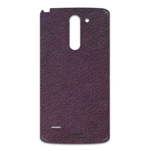 MAHOOT Purple-Leather Cover Sticker for LG G3 Stylus