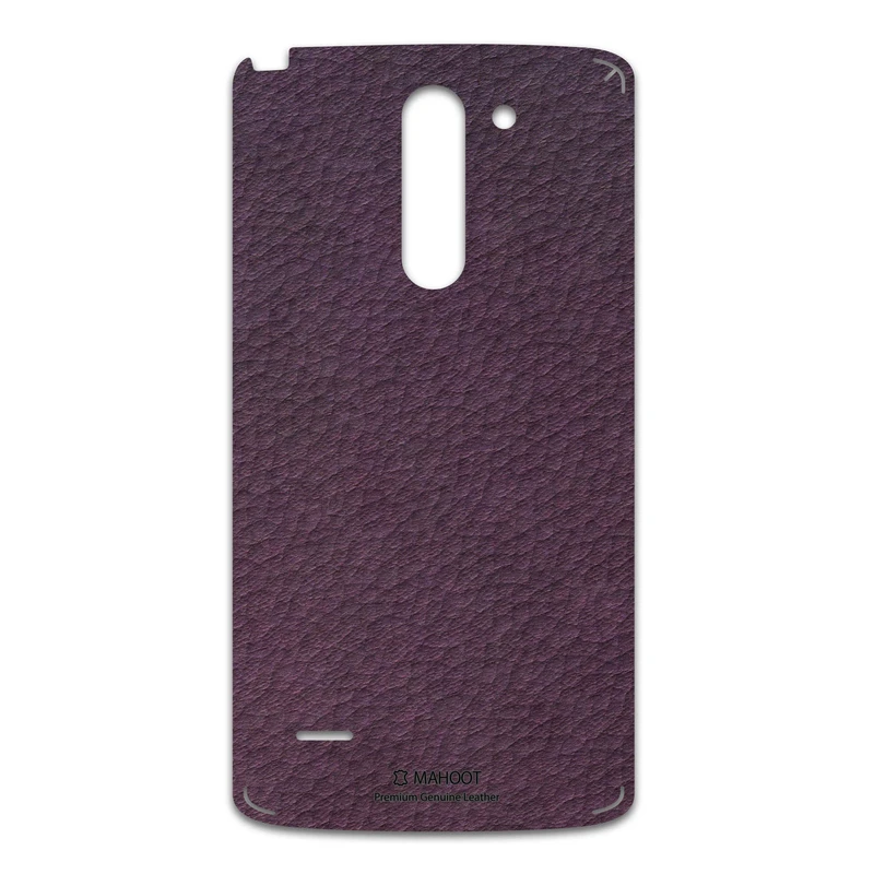 برچسب پوششی ماهوت مدل Purple-Leather مناسب برای گوشی موبایل ال جی G3 Stylus