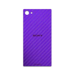 MAHOOT Purple-Fiber Cover Sticker for Sony Xperia Z5 Compact