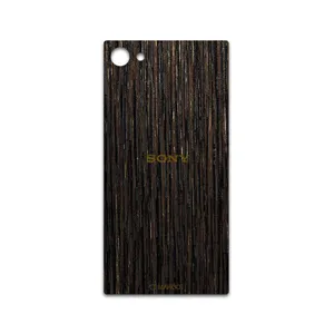 MAHOOT Dark-Gold-Stripes-Wood Cover Sticker for Sony Xperia Z5 Compact