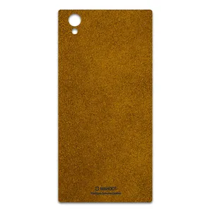 MAHOOT Brown-Chamois-Leather Cover Sticker for Sony Xperia L1