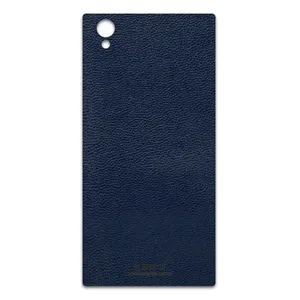 MAHOOT Deep-Blue-Leather Cover Sticker for Sony Xperia L1