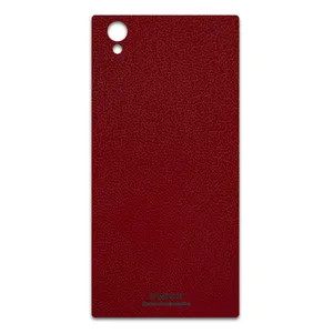 MAHOOT Red-Leather Cover Sticker for Sony Xperia L1