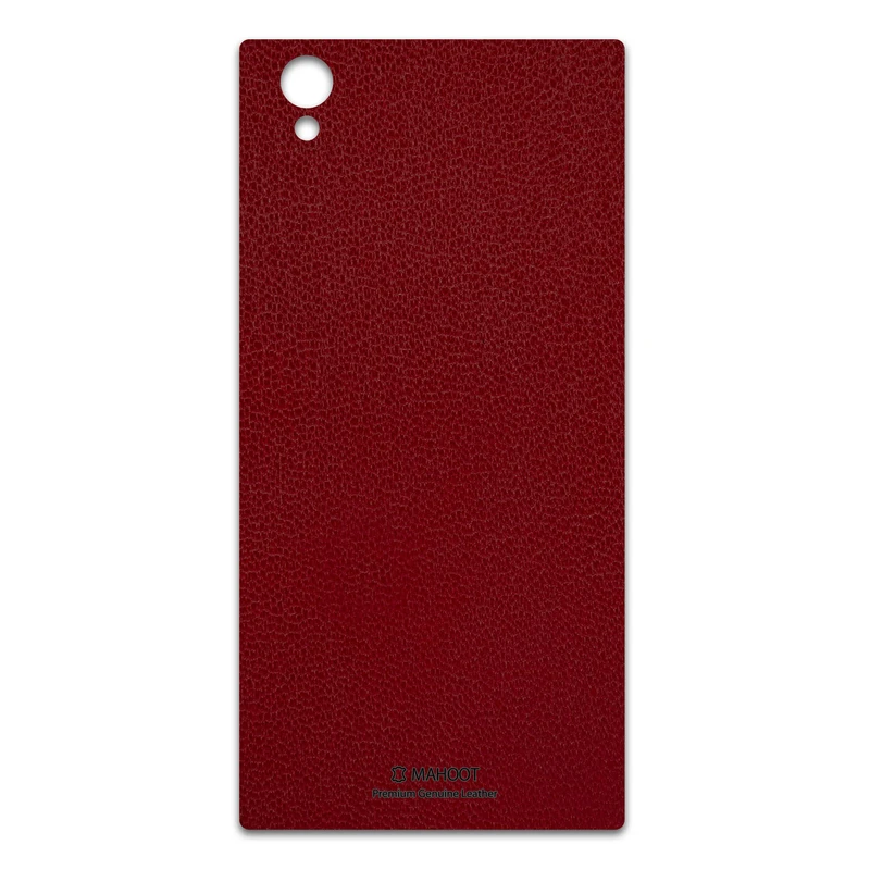 برچسب پوششی ماهوت مدل Red-Leather مناسب برای گوشی موبایل سونی Xperia L1