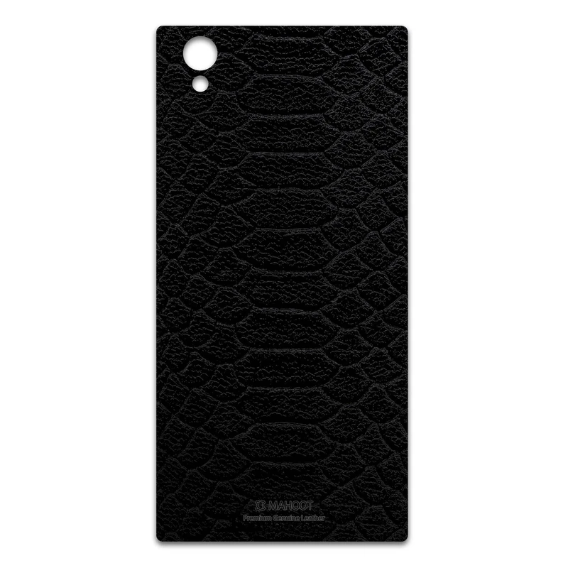 برچسب پوششی ماهوت مدل Black-Snake-Leather مناسب برای گوشی موبایل سونی Xperia L1