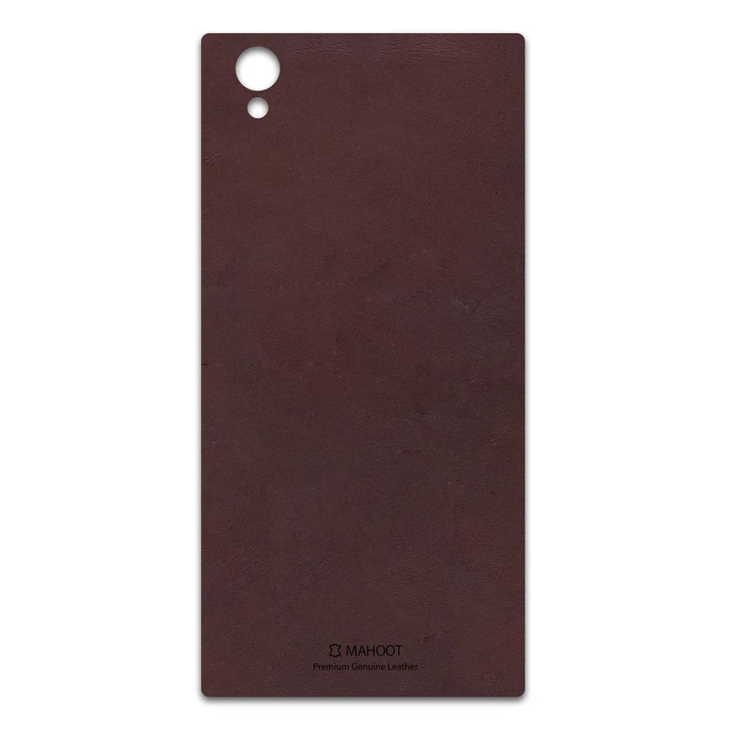 برچسب پوششی ماهوت مدل Matte-Dark-Brown-Leather مناسب برای گوشی موبایل سونی Xperia L1