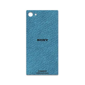MAHOOT Blue-Leather Cover Sticker for Sony Xperia Z5 Compact