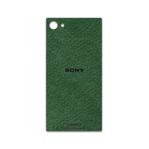 MAHOOT Green-Leather Cover Sticker for Sony Xperia Z5 Compact