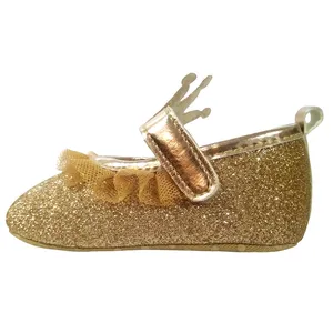 پاپوش نوزادی دخترانه طرح تاج کد M244