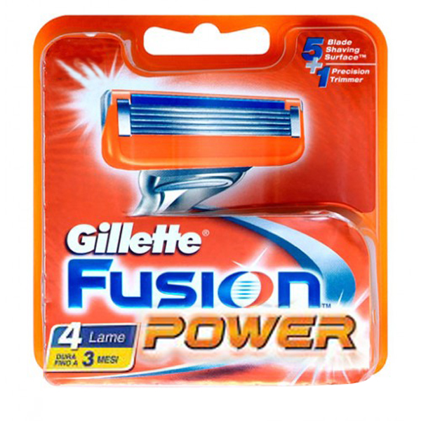 تیغ یدک ژیلت مدل Fusion Power 5 بسته 4 عددی