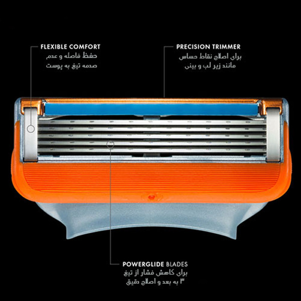 تیغ یدک ژیلت مدل Fusion Power 5 بسته 4 عددی تیغ یدک ژیلت مدل Fusion Power 5 بسته 4 عددی
