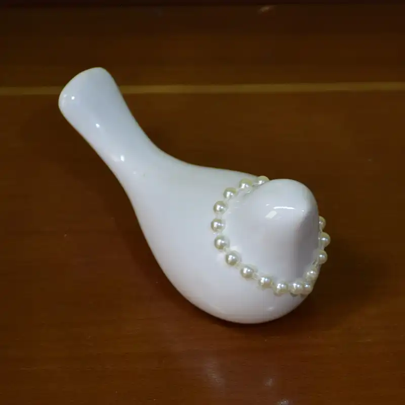 مجسمه سرامیکی مدل پرنده طرح عروس کد queen