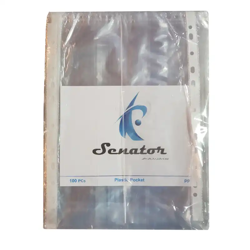 کاور کاغذ A4 سناتور کد R1 بسته 100 عددی