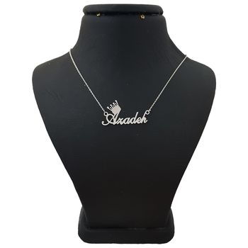  گردنبند نقره زنانه ترمه 1 طرح آزاده کد A-544
