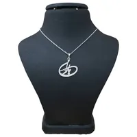  گردنبند نقره زنانه ترمه 1 طرح باران کد A-550