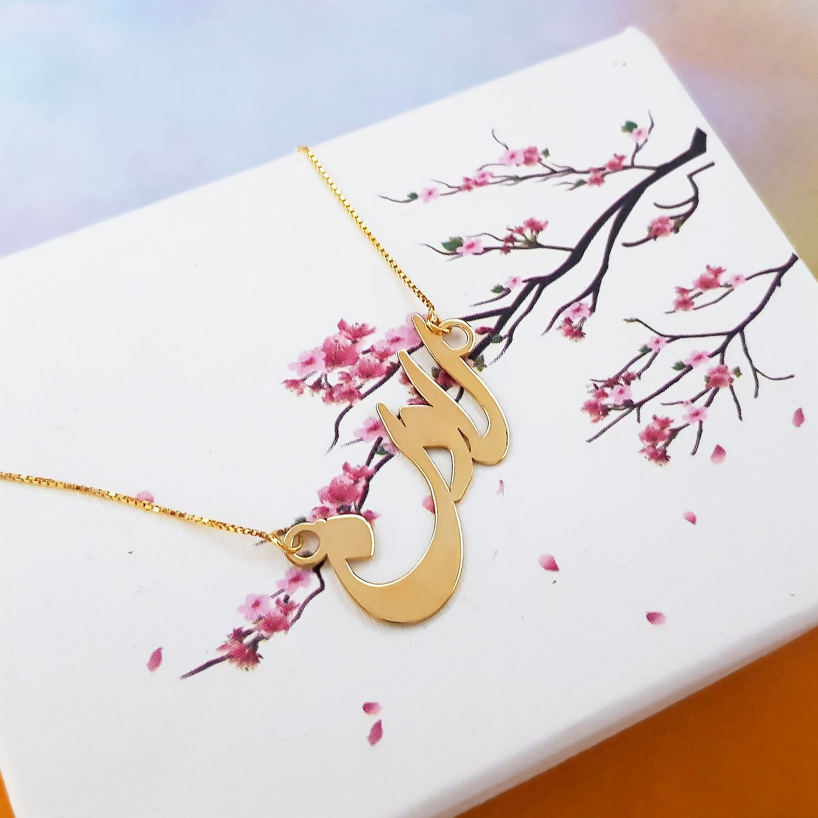  گردنبند نقره زنانه ترمه 1 طرح لادن کد A-559 -  - 3