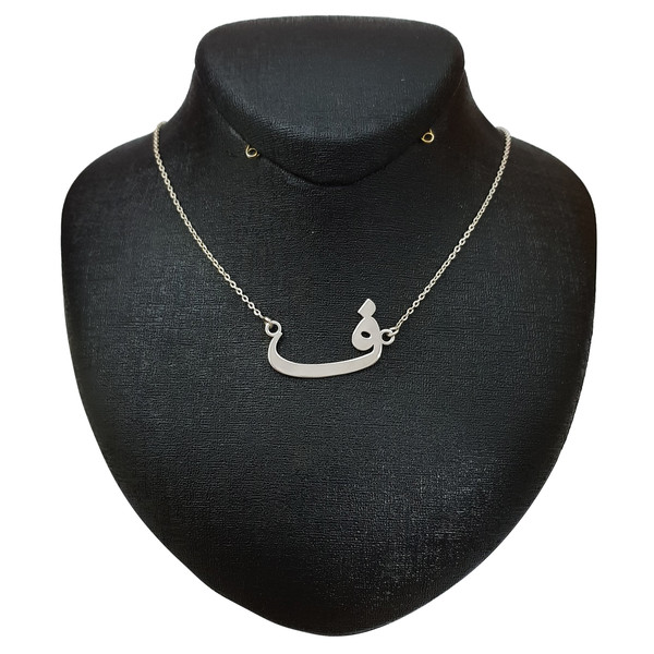 گردنبند نقره زنانه ترمه 1 طرح ف کد A-560