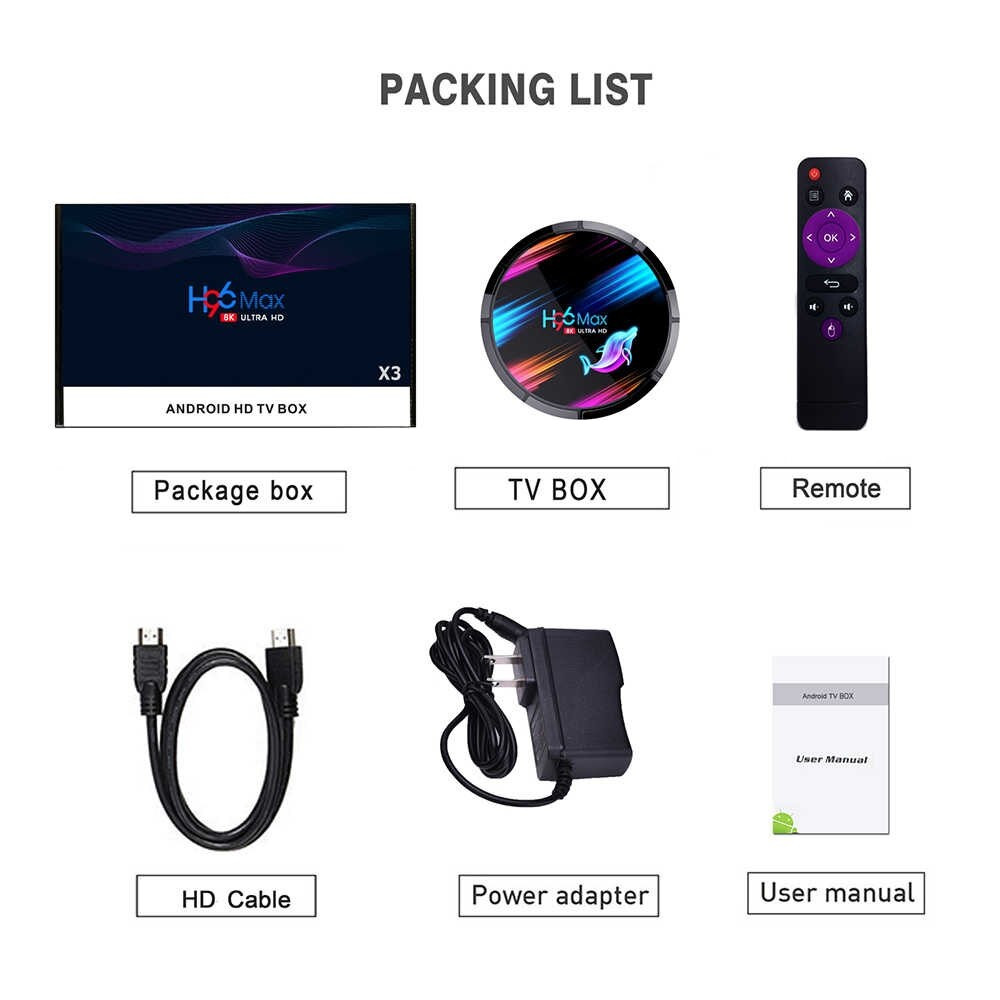 اندروید باکس اچ 96 مدل مکس 4/128 - S905X3