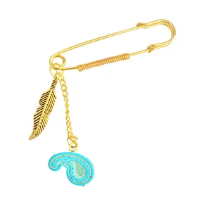 سنجاق سینه طرح بته جقه کد 14