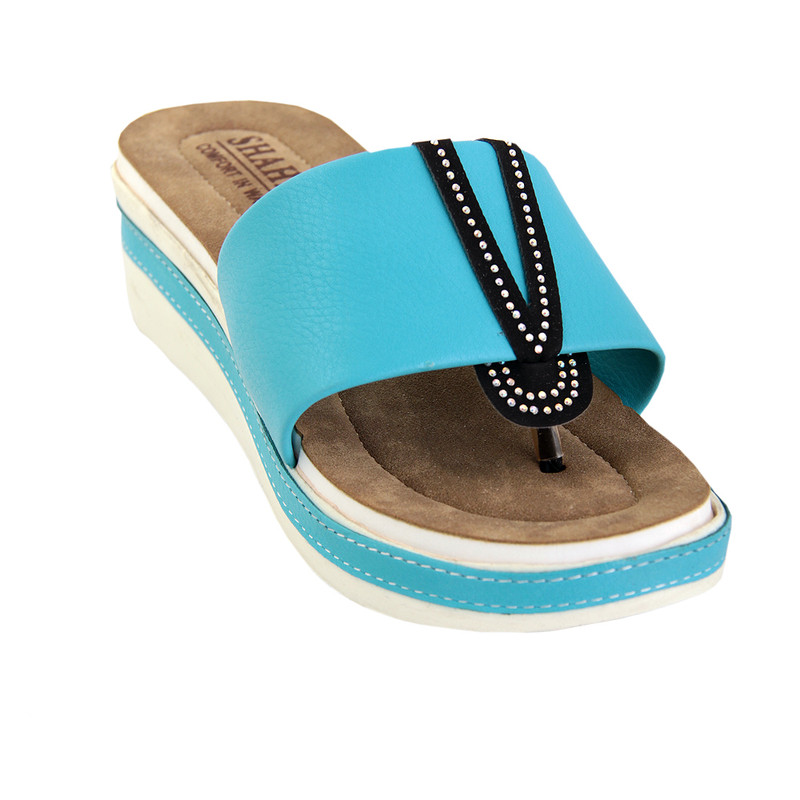 دمپایی لاانگشتی زنانه شهپر مدل بهار 102 کد 041