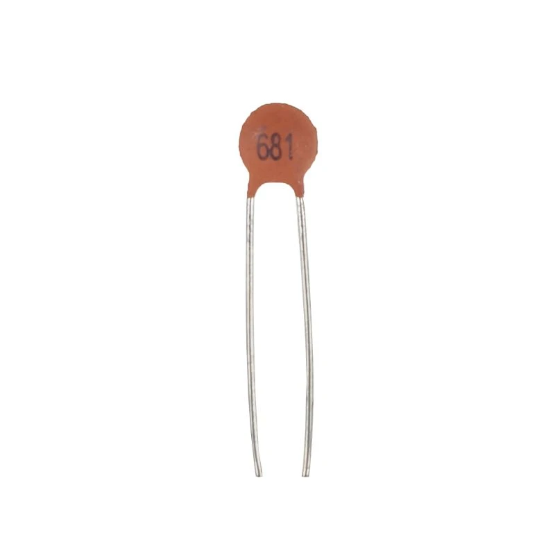 خازن عدسی 680 پیکو فاراد کد 681 بسته 50 عددی