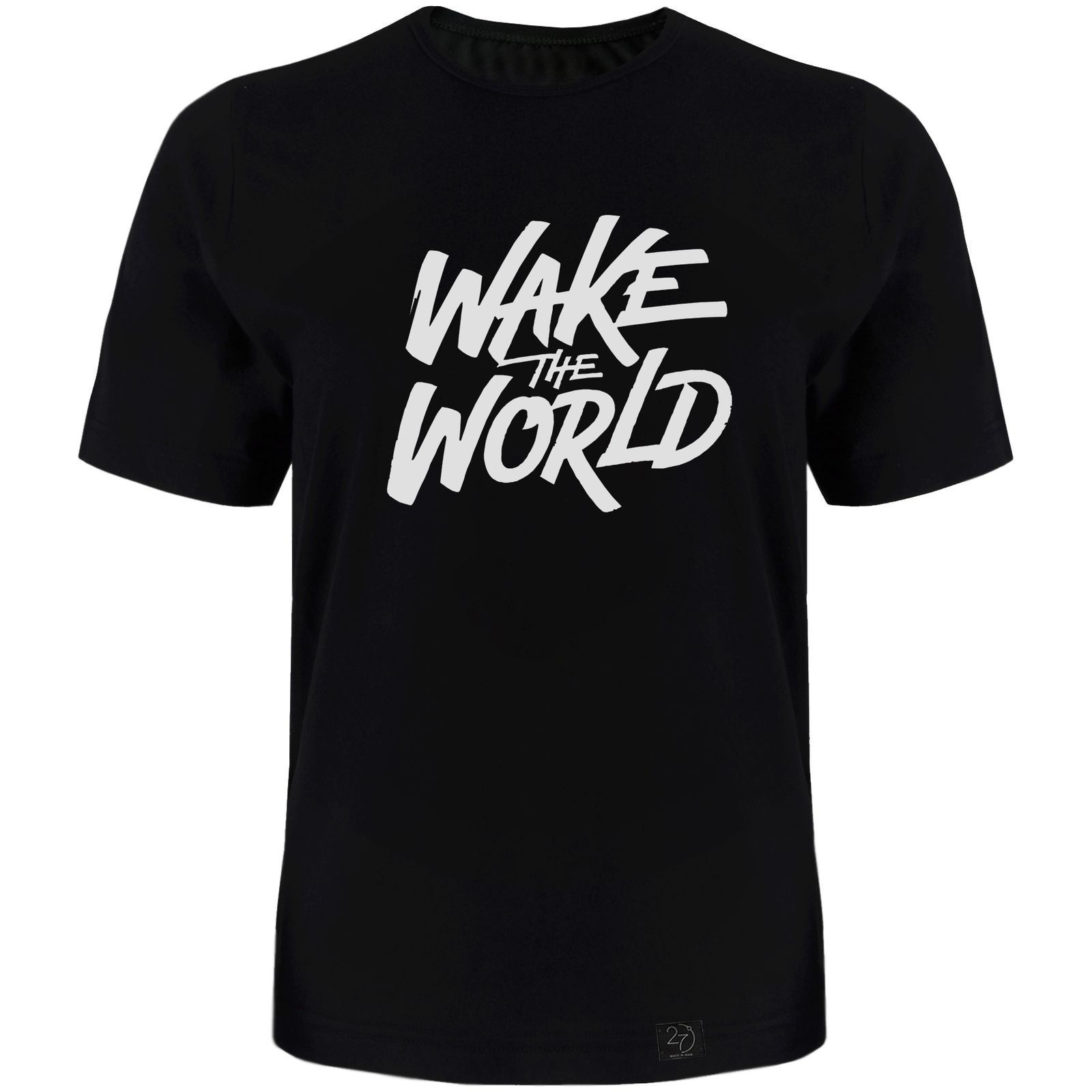 تی شرت آستین کوتاه مردانه 27 طرح World کد TR02 رنگ مشکی -  - 1