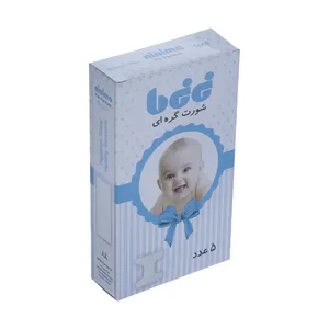شورت دو گره نی نی ما مدل 17405  بسته 5 عددی
