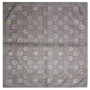 رومیزی ترمه ابریشمی کد 2029 سایز 100 × 100 سانتی متر