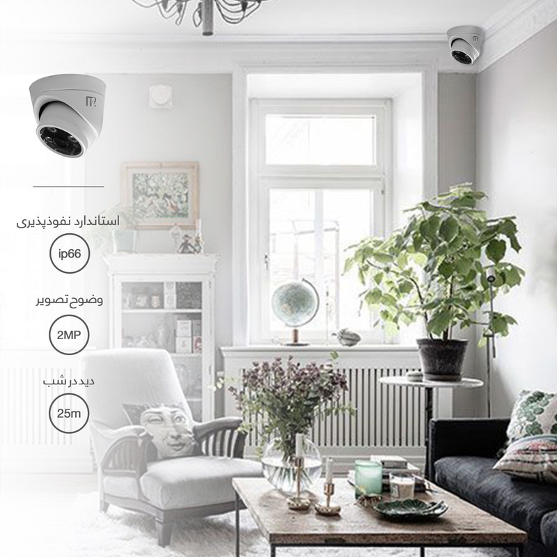 سیستم امنیتی تحت شبکه آی تی آر مدل DK3 7104 D2B1 1