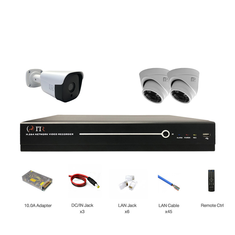 سیستم امنیتی تحت شبکه آی تی آر مدل DK3 7104 D2B1 2