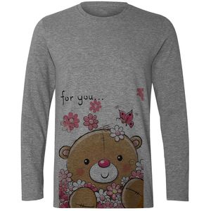 نقد و بررسی تی شرت آستین بلند زنانه طرح خرس کد X12 توسط خریداران