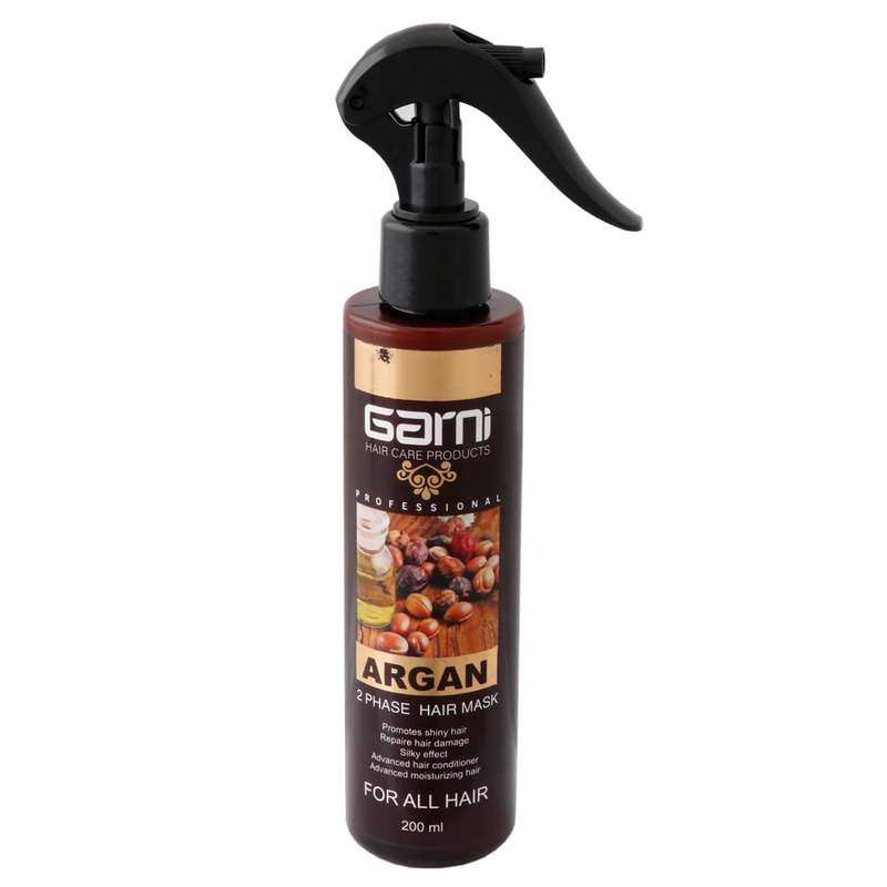 اسپری دوفاز مو گارنی مدل ARGAN OIL حجم 200 میلی لیتر اسپری دوفاز مو گارنی مدل ARGAN OIL حجم 200 میلی لیتر