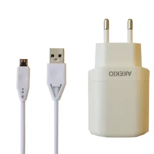 شارژر دیواری اککیو مدل AC11 به همراه کابل تبدیل microUSB