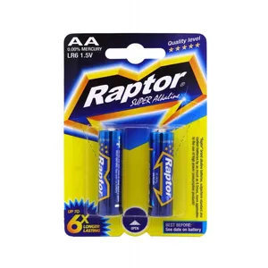 باتری قلمی رپتور مدل LR6 Super Allkaline بسته 2 عددی
