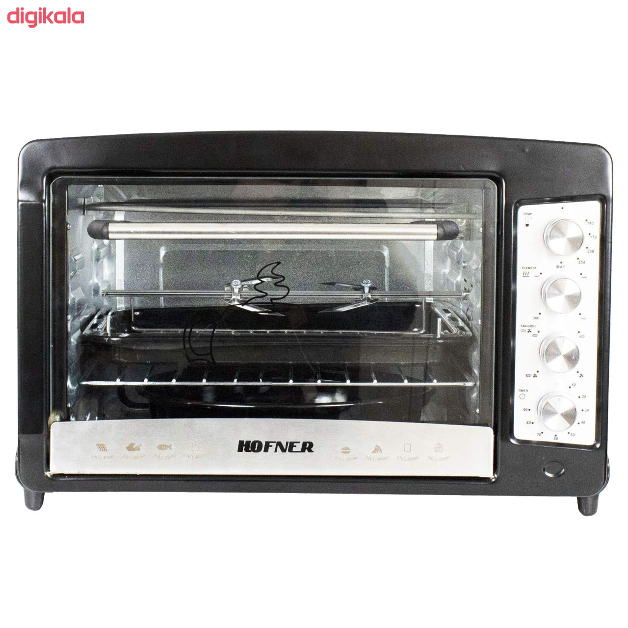 مشخصات قیمت و خرید آون توستر هافنر مدل H0 6003 دیجی کالا