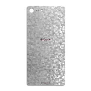 MAHOOT Silver-Silicon Cover Sticker for Sony Xperia M5