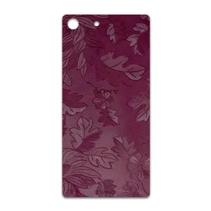 MAHOOT Red-Wildflower Cover Sticker for Sony Xperia M5