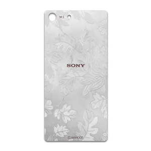 MAHOOT Silver-Wildflower Cover Sticker for Sony Xperia M5