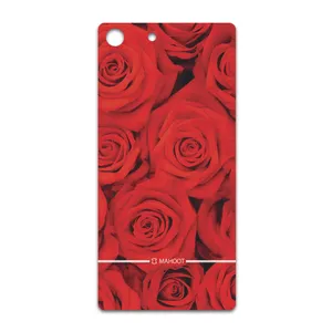 MAHOOT Red-Flower Cover Sticker for Sony Xperia M5