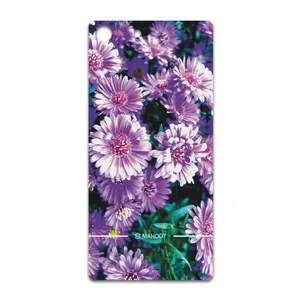 MAHOOT Purple-Flower Cover Sticker for Sony Xperia M5