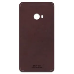 MAHOOT Matte-Dark-Brown-Leather Cover Sticker for Xiaomi Mi Note 2