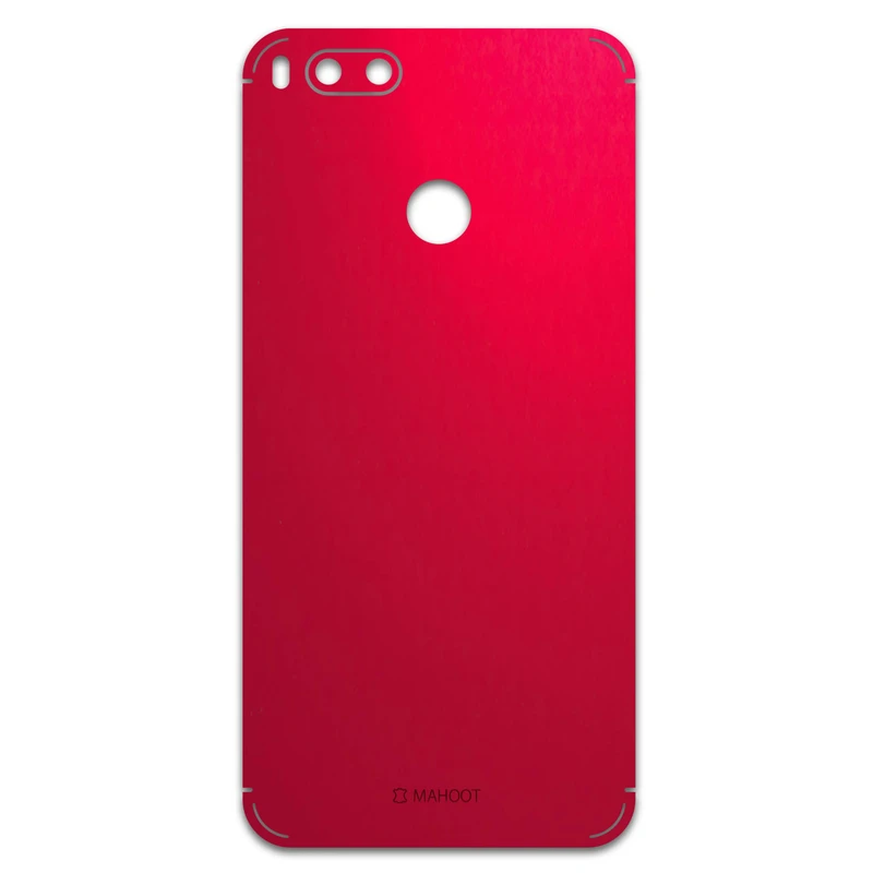 برچسب پوششی ماهوت مدل Matte-Warm-Red مناسب برای گوشی موبایل شیائومی Mi A1