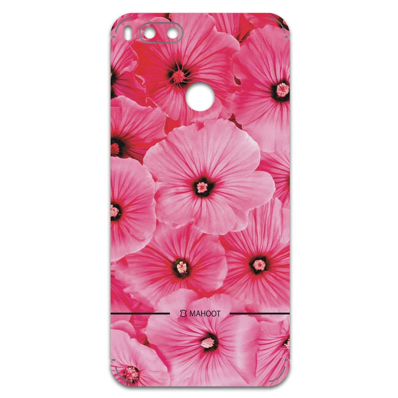 برچسب پوششی ماهوت مدل Pink-Flower مناسب برای گوشی موبایل شیائومی Mi A1