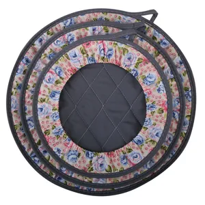 ست دم کنی 3 تکه طرح گل کد DK 205