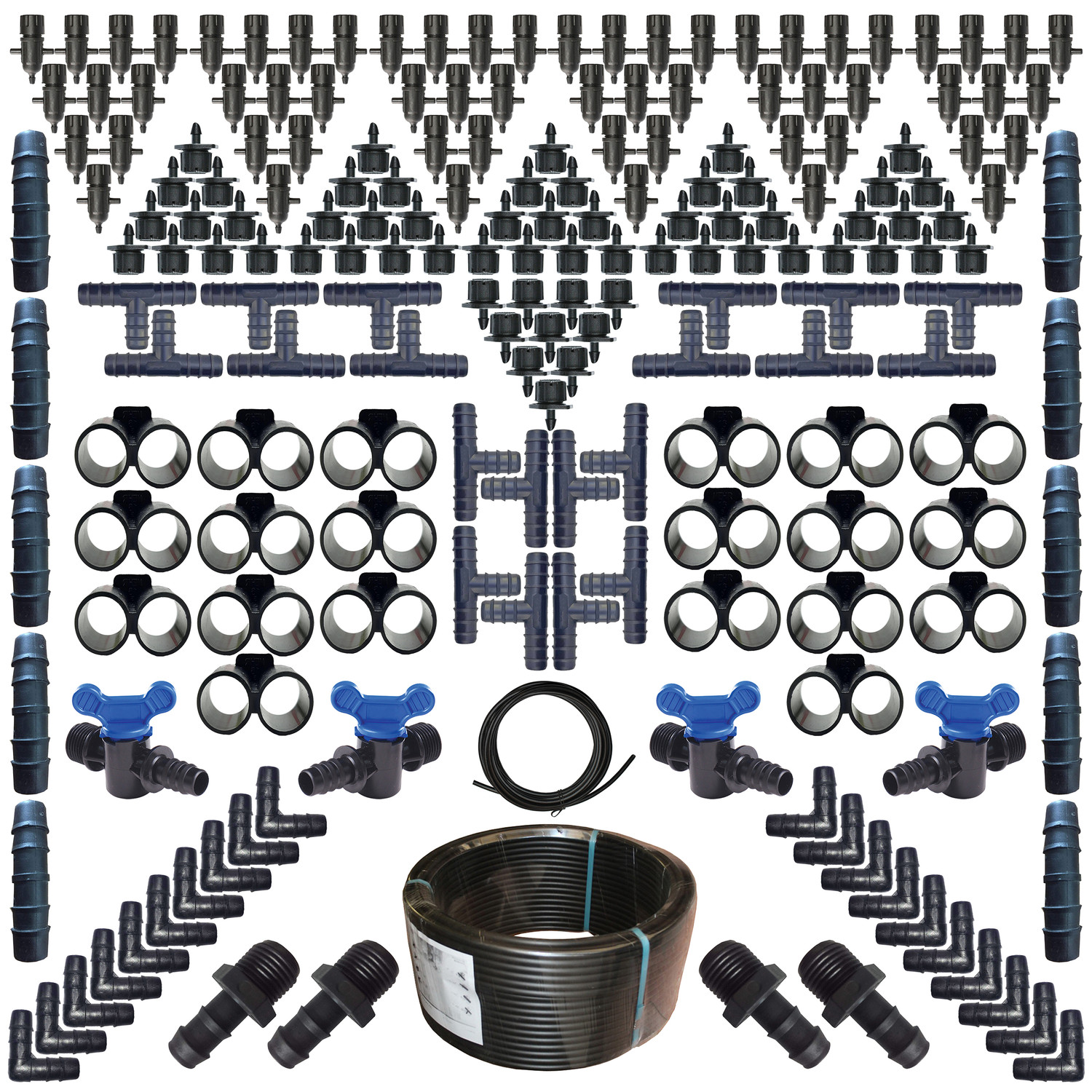 لوازم آبیاری قطره ای تهران دریپ مدل ALFA-200 مجموعه 200 عددی