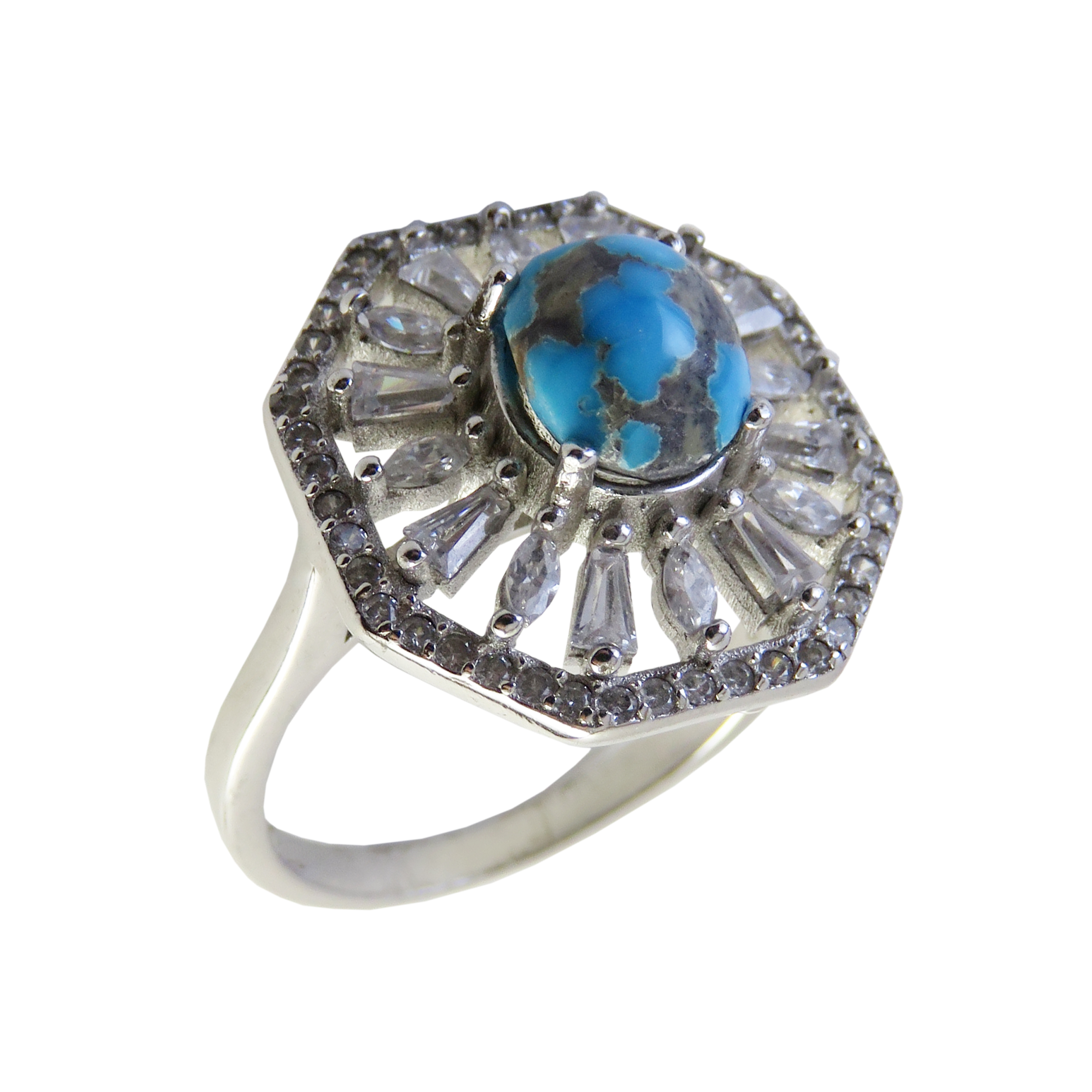 انگشتر نقره زنانه کد 2323