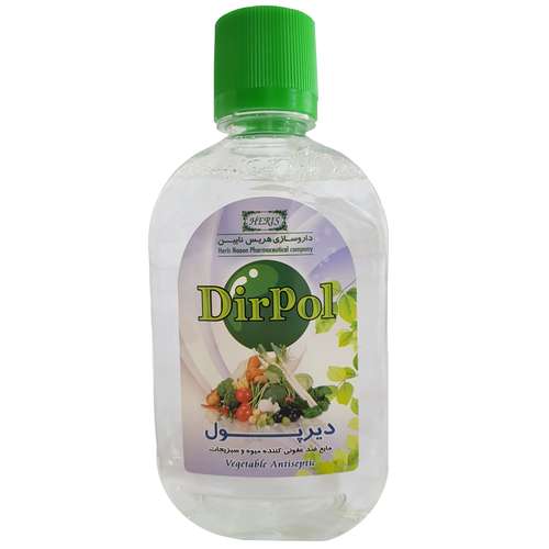 مایع ضدعفونی کننده میوه و سبزیجات دیرپول مدل D01 حجم ۲۵۰ میلی لیتر