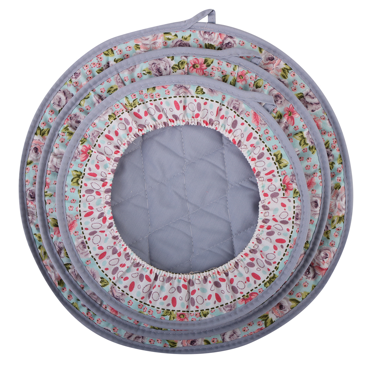 ست دم کنی 3 تکه طرح گل کد DK 235