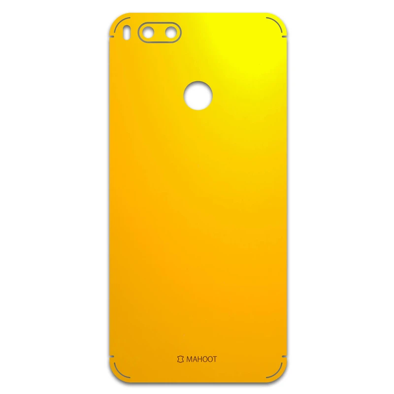 برچسب پوششی ماهوت مدل Matte-Deep-Mustard مناسب برای گوشی موبایل شیائومی Mi 5X